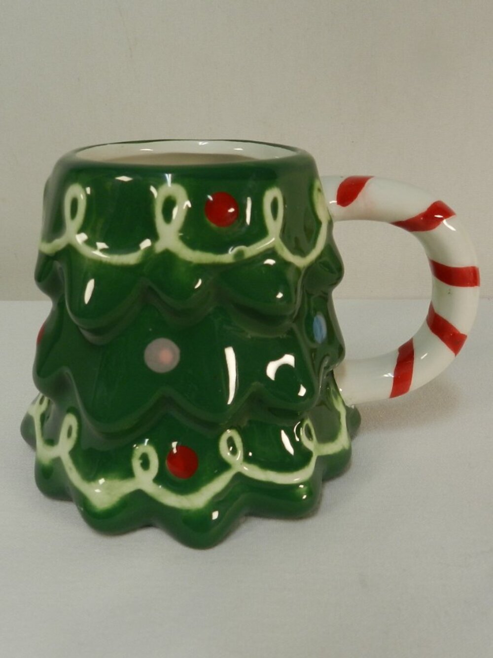 Target Wondershop Christmas Tree decorated mug cup earthenware dish 14oz NEW